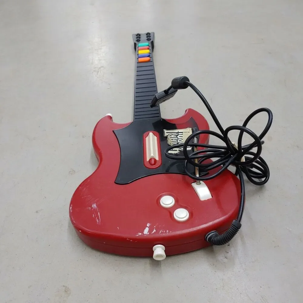 Guitar Hero Gibson SGPlayStation 2 PS2 PSLGHWired Red Octane NO WHAMMY SPRING